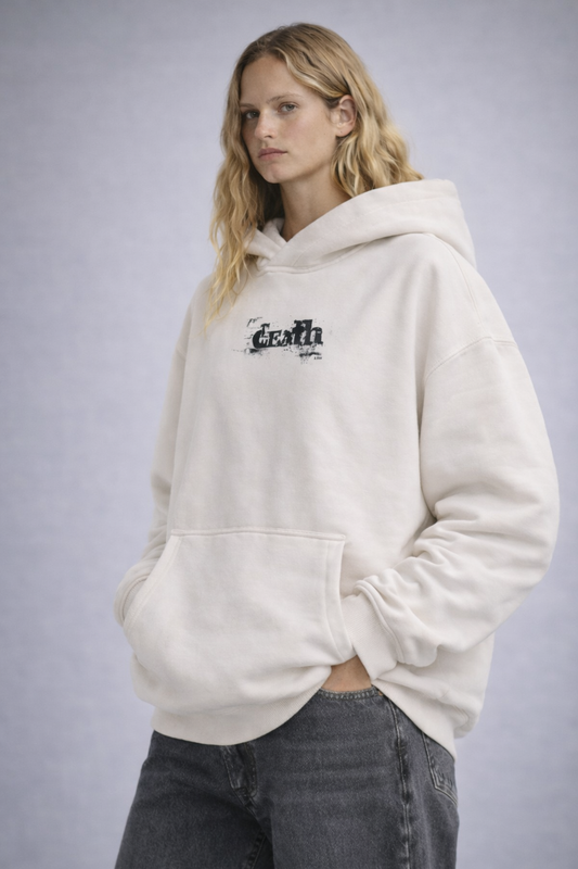 Printed Hoodie with Back Graphic